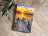Sunset Lake View Aluminum Print by Insigneart USA