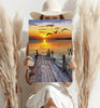 Sunset Lake View Aluminum Print by Insigneart USA