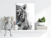 Tiger Aluminum Print by Insigneart USA