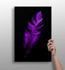 Purple Feather Aluminum Print by Insigneart USA