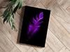 Purple Feather Aluminum Print by Insigneart USA