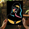 Line Art V1 Aluminum Print by Insigneart USA