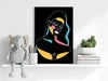 Line Art V1 Aluminum Print by Insigneart USA