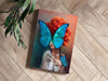 Butterfly Woman Aluminum Print by Insigneart USA