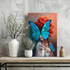 Butterfly Woman Aluminum Print by Insigneart USA