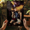 Woman Clown Aluminum Print by Insigneart USA