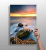 Sunset Lake View Aluminum Print by Insigneart USA