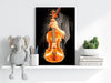 Violine Aluminum Print by Insigneart USA