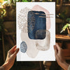 Line Art Modern Shape V3 Aluminum Print by Insigneart USA