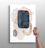 Line Art Modern Shape V3 Aluminum Print by Insigneart USA