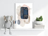 Line Art Modern Shape V3 Aluminum Print by Insigneart USA
