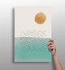 Line Art Modern Shape V7 Aluminum Print by Insigneart USA