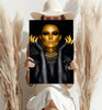 Woman in Fashion Aluminum Print by Insigneart USA