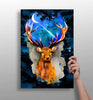 Deer at Night Aluminum Print by Insigneart USA
