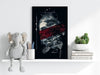 Poseidon Red Aluminum Print by Insigneart USA