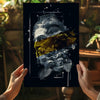 Poseidon Yellow Aluminum Print by Insigneart USA