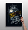 Poseidon Yellow Aluminum Print by Insigneart USA