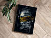 Poseidon Yellow Aluminum Print by Insigneart USA