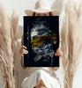Poseidon Yellow Aluminum Print by Insigneart USA
