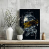 Poseidon Yellow Aluminum Print by Insigneart USA