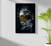 Poseidon Yellow Aluminum Print by Insigneart USA
