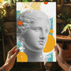 Statue Head Contemporary Aluminum Print by Insigneart USA