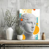 Statue Head Contemporary Aluminum Print by Insigneart USA