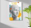 Statue Head Contemporary Aluminum Print by Insigneart USA