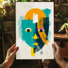 Contemporary Art V3 Aluminum Print by Insigneart USA