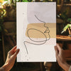 Line Art V6 Aluminum Print by Insigneart USA
