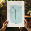 Line Art V8 Aluminum Print by Insigneart USA
