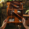 Stairs Orange Aluminum Print by Insigneart USA