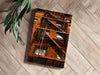 Stairs Orange Aluminum Print by Insigneart USA