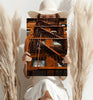 Stairs Orange Aluminum Print by Insigneart USA