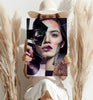 Woman Aluminum Print by Insigneart USA