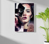 Woman Aluminum Print by Insigneart USA