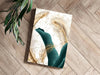 Emerald Leaves Aluminum Print by Insigneart USA