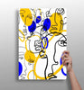 Abstract Line Art Aluminum Print by Insigneart USA