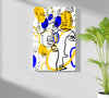 Abstract Line Art Aluminum Print by Insigneart USA