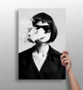 Woman in Smoke Aluminum Print by Insigneart USA
