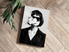 Woman in Smoke Aluminum Print by Insigneart USA
