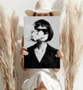 Woman in Smoke Aluminum Print by Insigneart USA