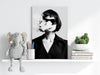 Woman in Smoke Aluminum Print by Insigneart USA