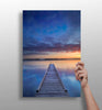 Dock View at Sunset Aluminum Print by Insigneart USA