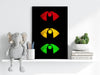 Hush Lips Aluminum Print by Insigneart USA