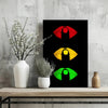 Hush Lips Aluminum Print by Insigneart USA