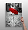 Red Umbrella Aluminum Print by Insigneart USA