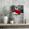 Red Umbrella Aluminum Print by Insigneart USA