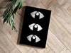 Hush Lips Black And White Aluminum Print by Insigneart USA