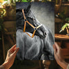 Black Horse Aluminum Print by Insigneart USA